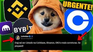  DOG GO TO THE MOON BOMBA! LISTAGEM NA BINANCE, COINBASE e OKX! CRIPTOMOEDA MEME VALORIZAR MUITO!