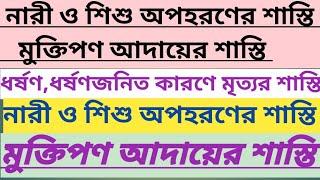 নারী ও শিশু নির্যাতন দমন আইন,Suppression of Violence against Women and Children Act