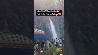 Hidden Gem  of Bali - Ulu Petanu Waterfall  #youtube #shorts #trending #audio #travel #short #bali