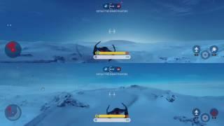 Logan and landon gaming.  Star Wars Battlefront