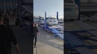 2 Axle Car Carrier Trailer,Open Car Transport Trailer,Semi Trailer Vehicle Price