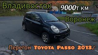 БОЛЬШОЙ Перегон из Владивостока в Воронеж!TOYOTA PASSO 2013.г