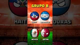 GRUPOS de LA COPA ORO CONCACAF 2023 countryballs