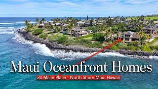 Maui HAWAII Oceanfront HOME Tour - Would you Live Here ???