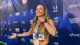 Chari Hawkins Takes 2nd Place In Heptathlon at US Olympic Trials