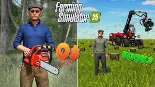Выжить в ЛЕСУ  Farming Simulator 25