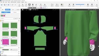 Applying materials to garments with Browzwear