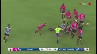 Only in SA - Loadshedding in a Rugby game