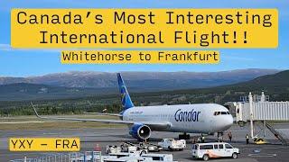 Canada's Most Interesting International Flight!! | Condor YXY - FRA