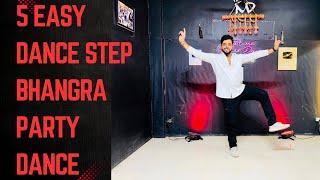 Bhangra basic dance atep//easy dance step sikho// Wedding Dance sikho// Manish Indoriya dance