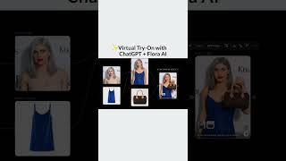 Virtual Try-On with ChatGPT + Flora AI | #shorts