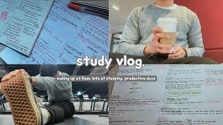 study vlog   productive study days, note taking, gym, science revision