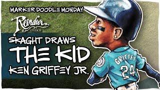 Ken Griffey Jr. | Marker Doodle Monday