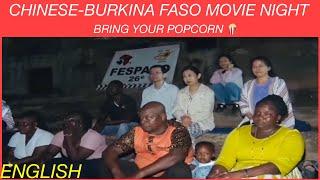 Burkina Faso- Chinese Movie Night | Culture Exchange #africa #reaction