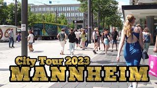 Mannheim 2023, Germany || Mannheim city tour 4K