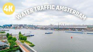 Amsterdam Water Traffic Time Laps, Sir Adam Hotel