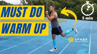 5 Minute Warm Up Before Running | Best Stretches For Runners To Prevent Injury