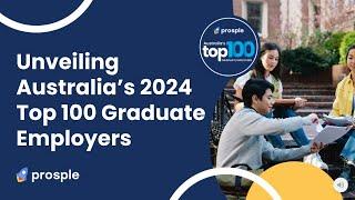 Prosple Australia's Top 100 Graduate Employers 2024