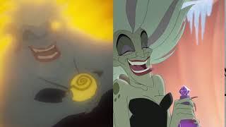 Ursula and Morgana Chuckling Evily Comparison