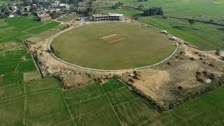 Latest drone view of Extratech Cricket Stadium  #extratechovalinternationalcricketstadium