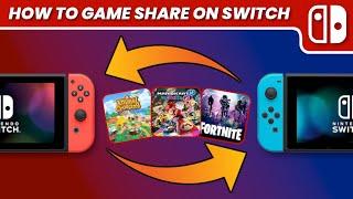 How to Game Share Between Two Nintendo Switch Consoles! (EASY) (2022)  SCG