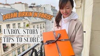 I Scored my Dream Birkin in Paris! Unbox, Story and Tips-How I got my Hermes Birkin in Paris 2021