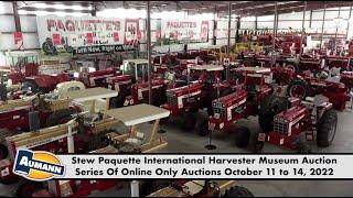 Stew Paquette's International Harvester Museum Auction - Bidding Now Open!