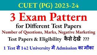 CUET PG 2023 Exam Pattern, cuet pg test papers kya hai, cuet pg 2023 application form, cuet pg exam