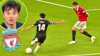 Takefusa Kubo vs Man United | LIVERPOOL TARGET | ALL SKILLS 