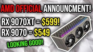 Everything you need to know from the RX 9070/XT Announcement! Pricing, Performance, Release Date!