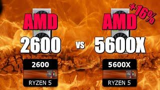 2600 vs 5600X - 2060S  CSGO  Fortnite  PUBG  GTAV  Overwatch.