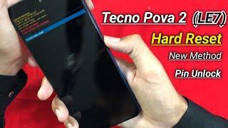 Tecno Pova 2 Hard Reset | How To Pin Unlock Tecno Pova 2 | LE7 Pattern Unlock