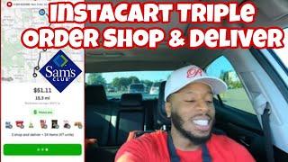 Was This Triple InstaCart Shop & Deliver Batch Worth It?? #instacart #shop