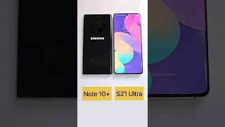 Samsung note 10 Plus Vs S21 Ultra boot test #samsung #youtubeshorts #shorts