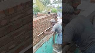 Amazing Brickwork  #shorts #shortsfeed #construction #amazingshorts #brickwork