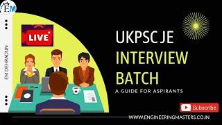 UKPSC JE - Interview Guideline Program