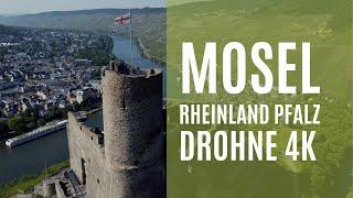 Die Mosel der Fluss - Rheinland Pfalz - Sehenswürdigkeiten 4K - 2024