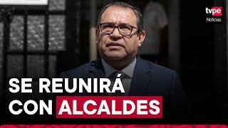 Premier Alberto Otárola se reunirá con alcaldes de Lima y regiones para ver temas de seguridad