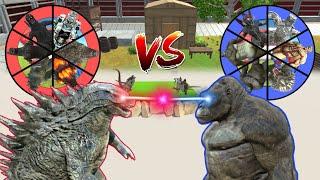 Kaiju Tournament Battle 1vs1 : Godzilla Team VS King Kong Team in ARBS