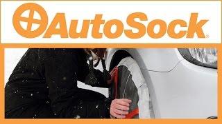 AutoSock Snow Socks | Fitting Snow Socks | AutoSock Snow Socks in action