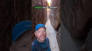Exploring Slot Canyon In Joshua Tree N.P. #Vanlife #Vanlifecouple