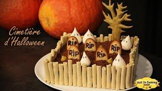 Recette de Gâteau Cimetière d'Halloween