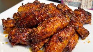 How To Make Oven BAKED BARBECUE CHICKEN WINGS