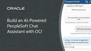 Build an AI-Powered PeopleSoft Chat Assistant with OCI