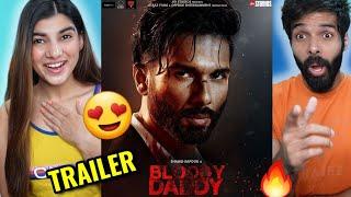 Bloody Daddy Trailer Reaction | Shahid Kapoor | Diana Penty | Ali Abbas Zafar | Jio Cinema