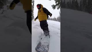 Ski Fail I Got Your Back while snowboarding! Copper opening day powder turns!