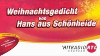 Weihnachtsgedicht von Hans bei der HITRADIO RTL Kinderweihnachts- Bäckerei mit Sachsenmilch