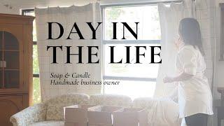 DAY IN THE LIFE | Business Vlog | Milwaukee Small Business | Handmade Soap | Candle Making