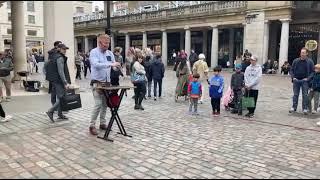 Scottish magician at Covent garden London