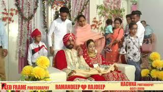 RAMANDEEP WEDS RAJDEEP  / WEDDING LIVE / RACHNA PHOTOGRAPHY/RED FRAME LIVE TV